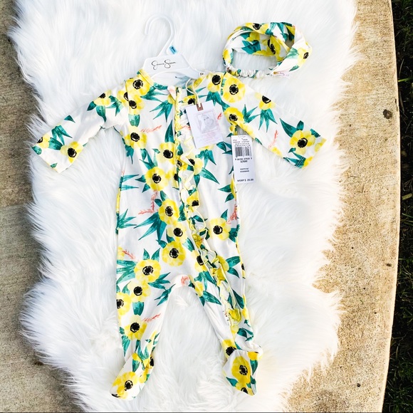 Jessica Simpson Other - Jessica Simpson Sunflower One Piece 3-6 Months